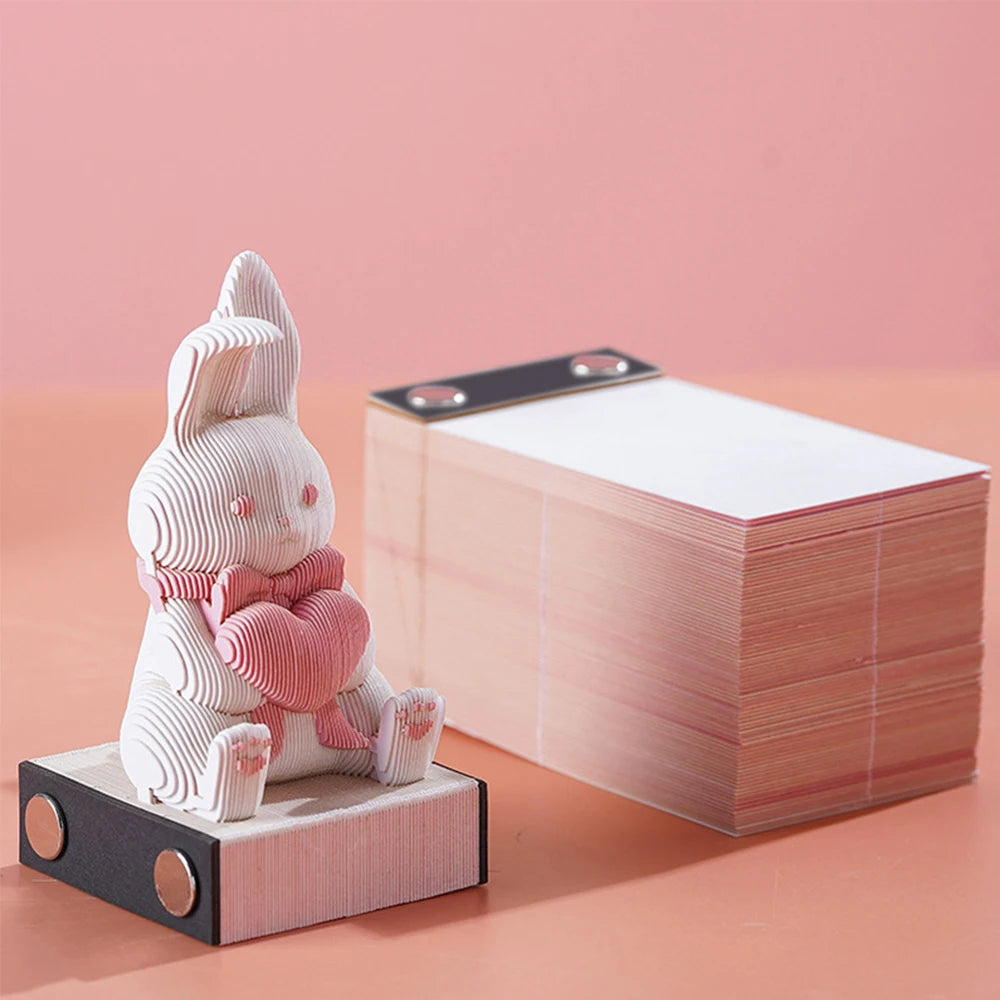 Magic Memo Pad 3D: Rabbit Edition