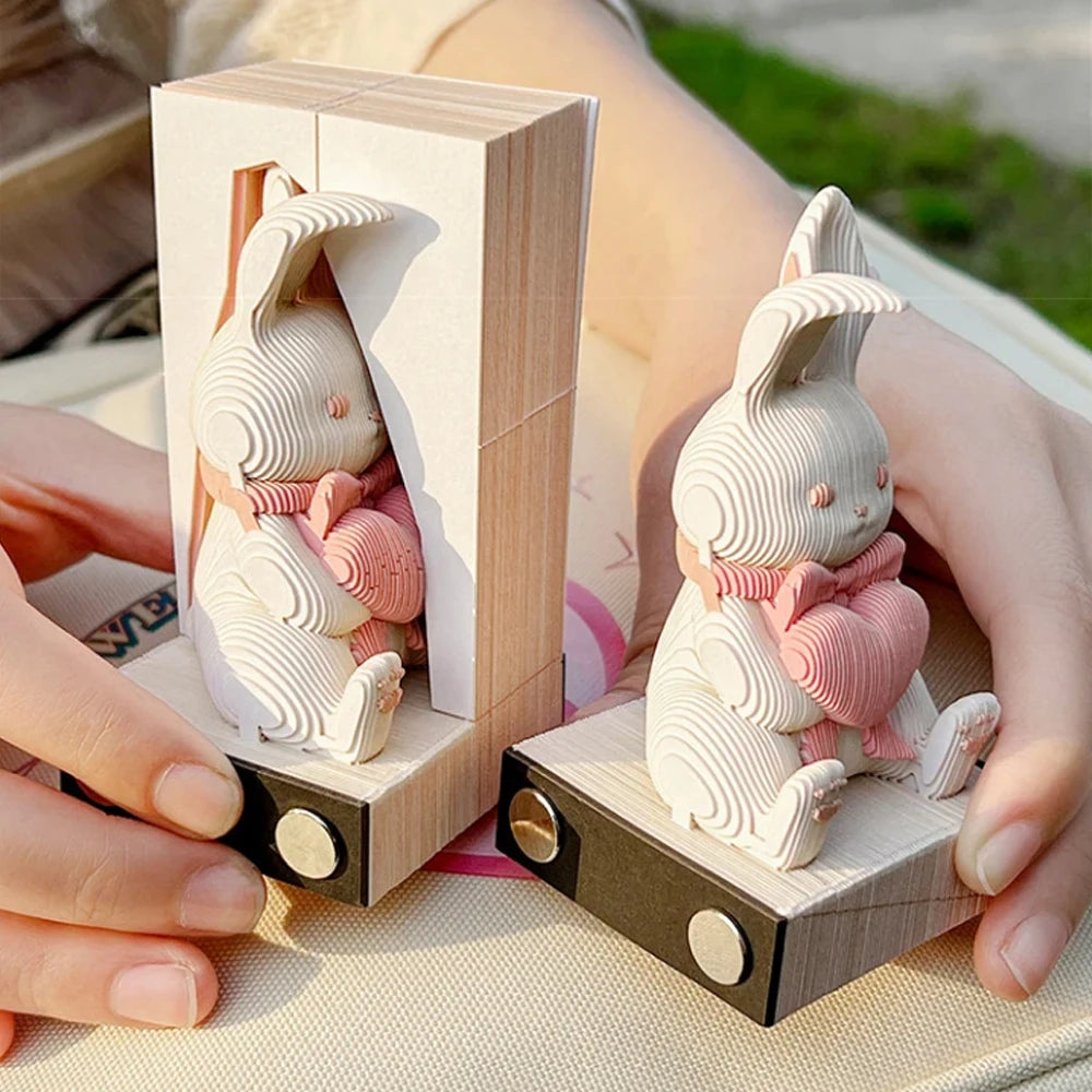 Magic Memo Pad 3D: Rabbit Edition